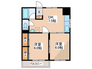 サンハイツの物件間取画像